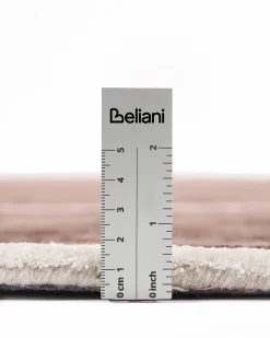 Hot Beliani Tappeto KANRACH Marrone 200 x 200 cm Viscosa Beige Marrone