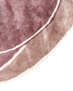 Clearance Beliani Tappeto KANRACH Rosa 200 x 200 cm Viscosa Beige Rosa