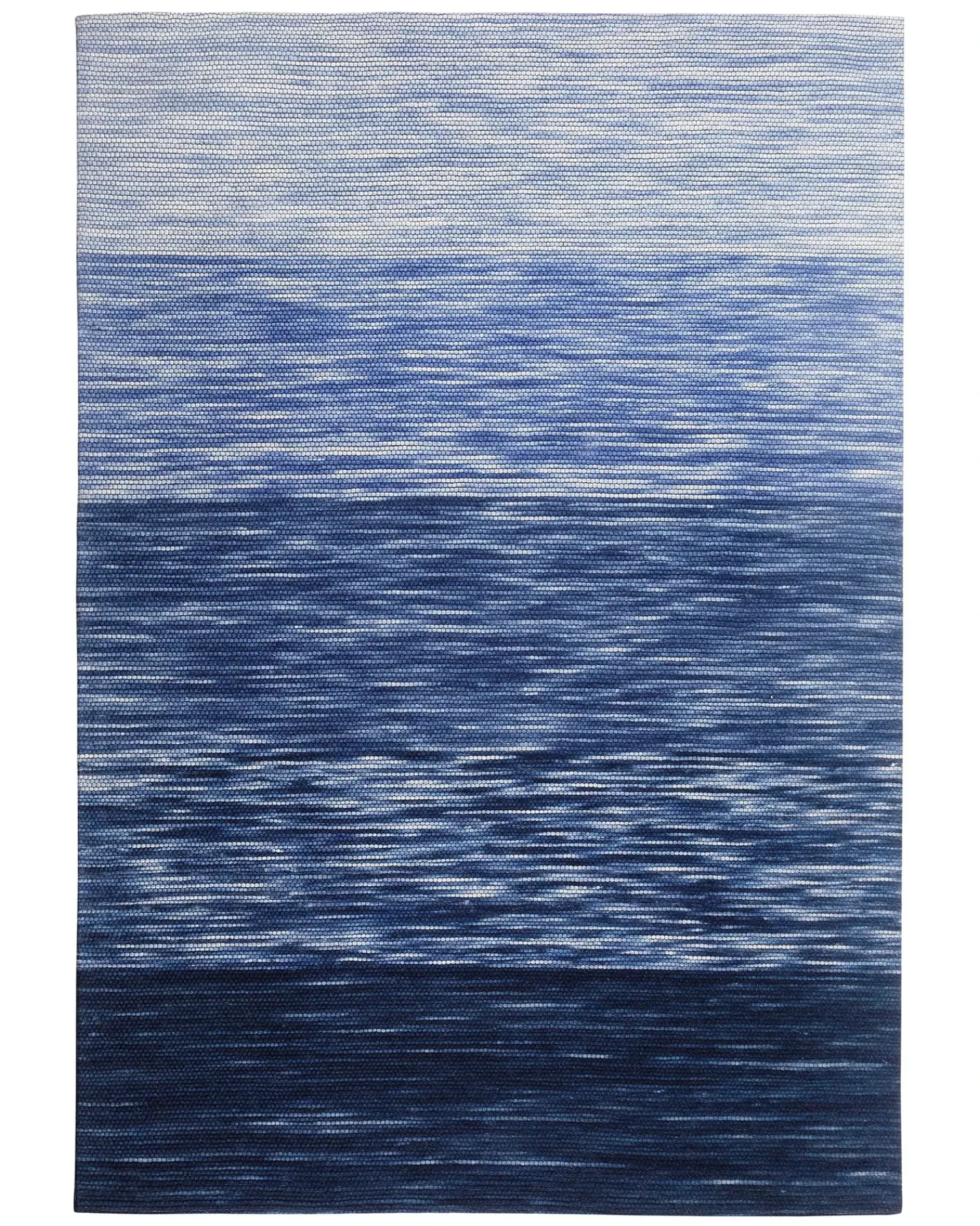 Beliani Tappeto KAPAKLI 140 x 200 cm Lana Blu