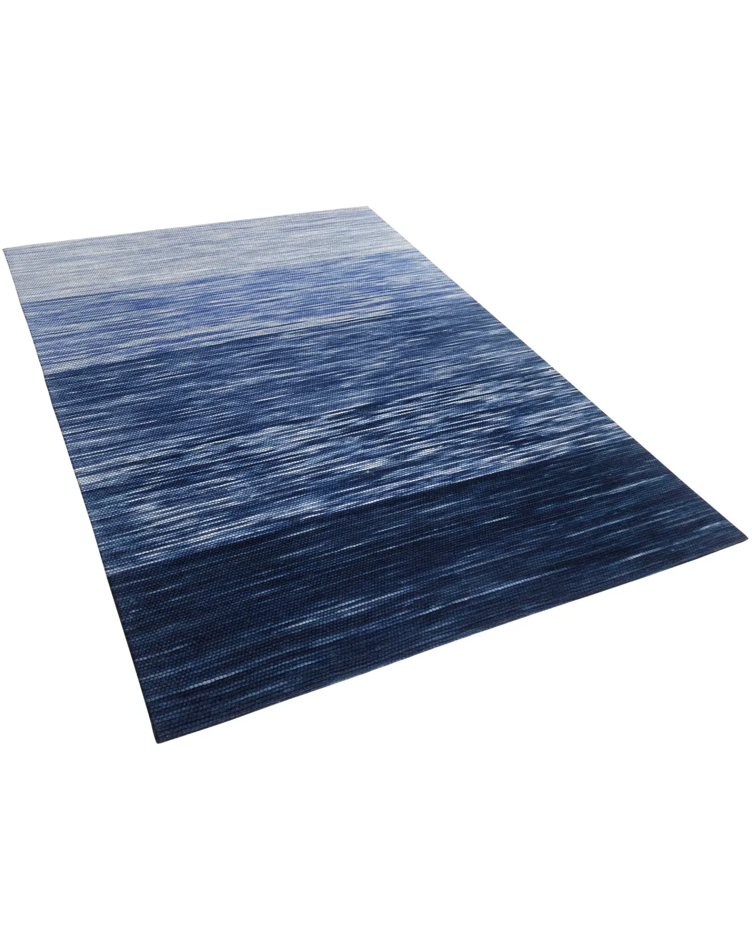 Beliani Tappeto KAPAKLI 140 x 200 cm Lana Blu