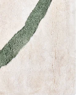 Discount Beliani Tappeto KAPPAR Beige chiaro 160 x 230 cm Viscosa Beige Verde