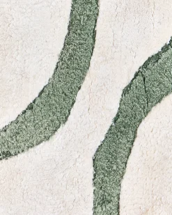 Discount Beliani Tappeto KAPPAR Beige chiaro 160 x 230 cm Viscosa Beige Verde