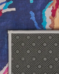 Beliani Tappeto KARABUK Multicolore 80 x 150 cm Bianco Blu Rosa Multicolore