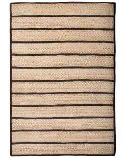 New Beliani Tappeto KARADONA Beige Iuta Beige Nero
