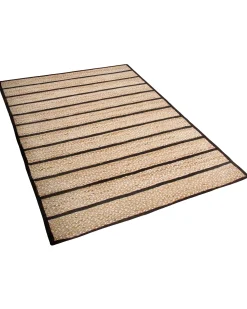 New Beliani Tappeto KARADONA Beige Iuta Beige Nero
