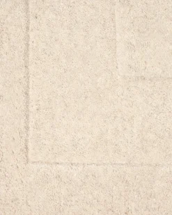Clearance Beliani Tappeto KARGIL sporco Lana Bianco