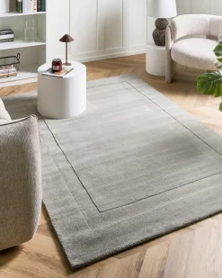 Clearance Beliani Tappeto KARGIL 160 x 230 cm Lana Grigio