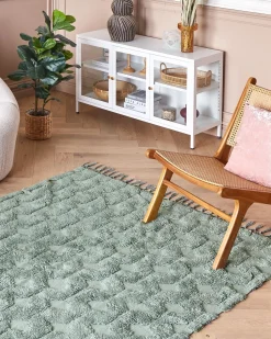 Best Beliani Tappeto KARS Cotone Verde
