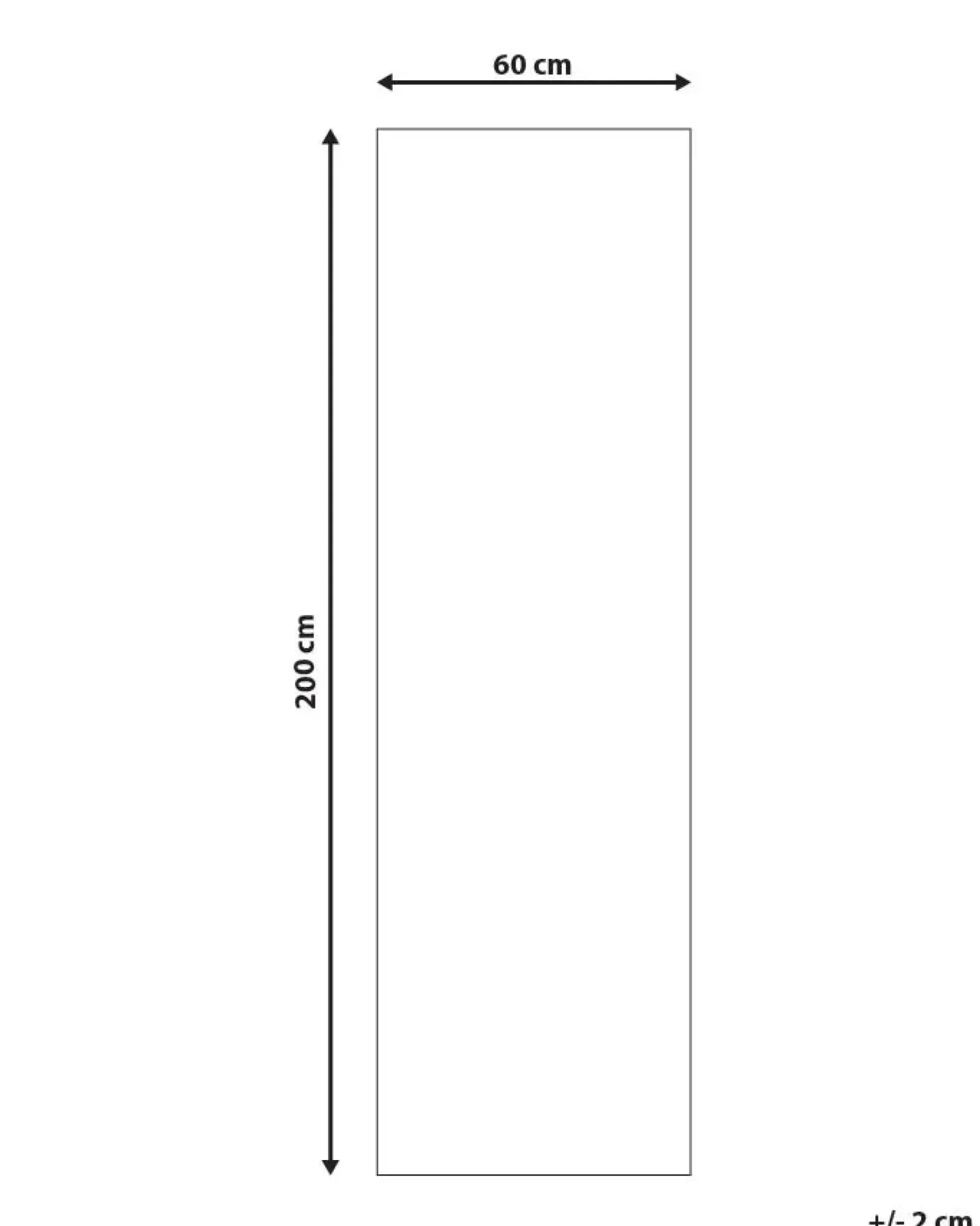 Hot Beliani Tappeto KARUNGAL Nero 60 x 200 cm Bianco Nero