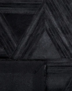 Best Beliani Tappeto KASAR 140 x 200 cm Pelle naturale Nero