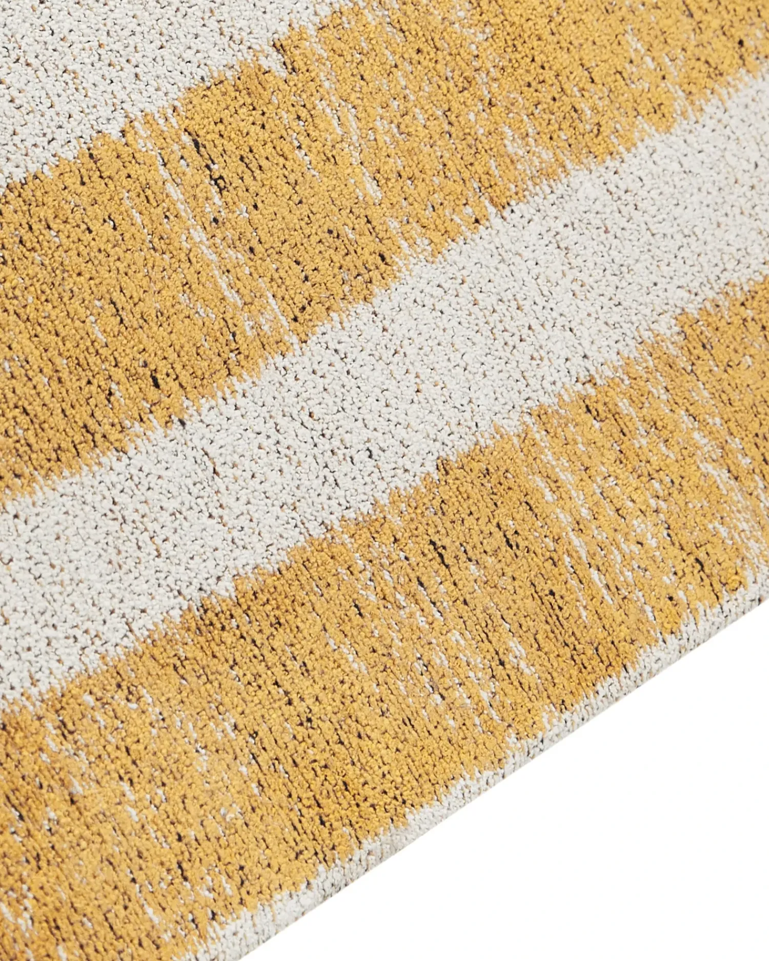 Outlet Beliani Tappeto KATRA Beige Cotone Beige Giallo Nero