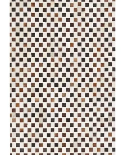 Sale Beliani Tappeto KAYABEY Beige Pelle naturale Beige Marrone