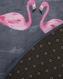 Hot Beliani Tappeto KERTE Grigio scuro ø 120 cm Rosa Grigio