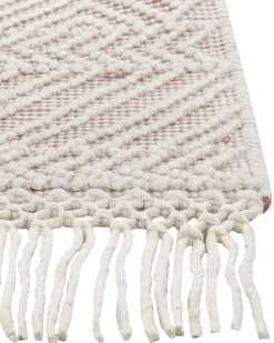 Discount Beliani Tappeto KESTEL Marrone Beige 160 x 230 cm Lana Beige Marrone
