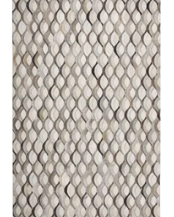Sale Beliani Tappeto KIRCA Beige Pelle naturale Beige Marrone