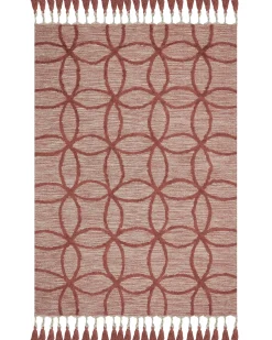 Hot Beliani Tappeto KIRSEHIR Cotone Rosso