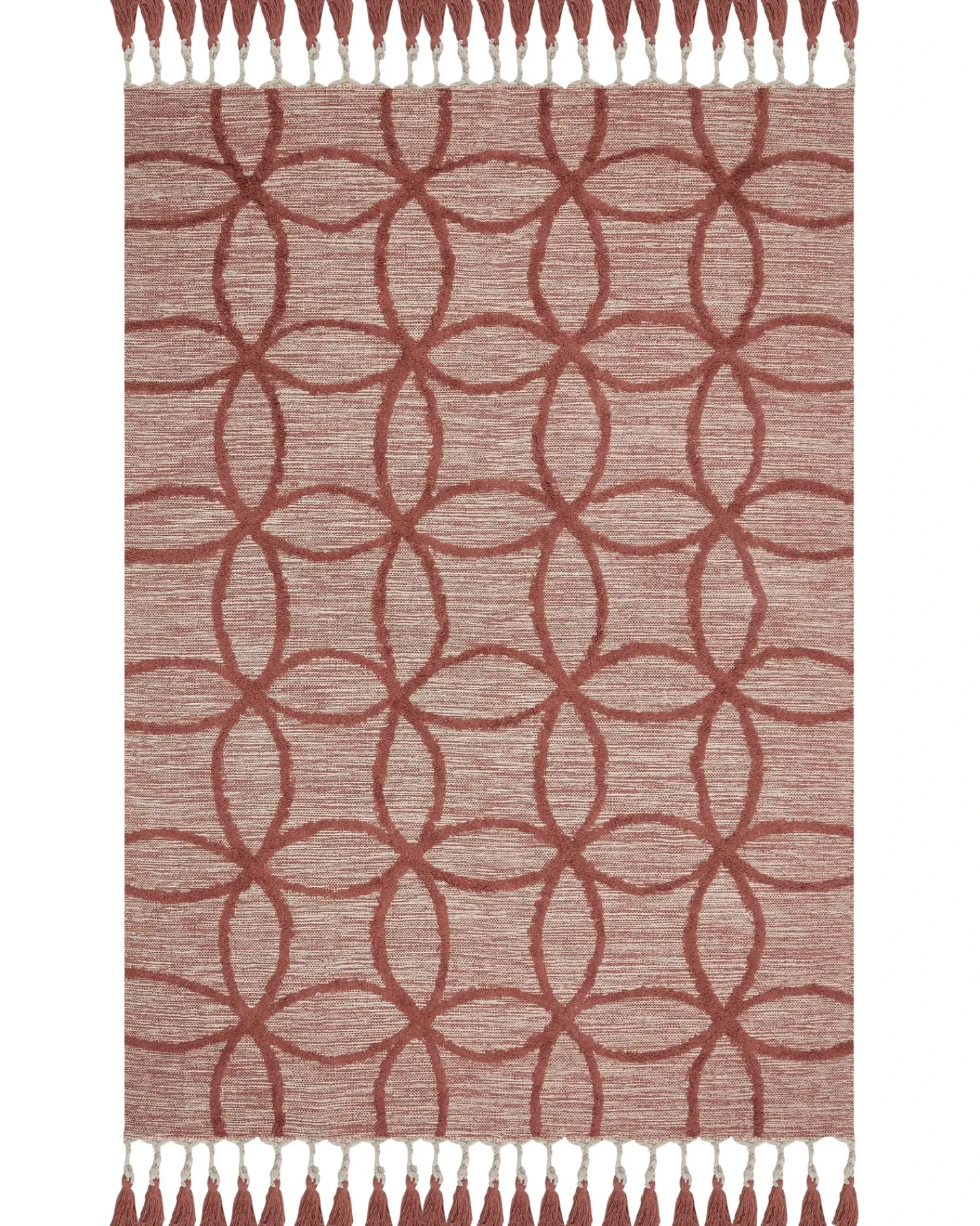 Hot Beliani Tappeto KIRSEHIR Cotone Rosso