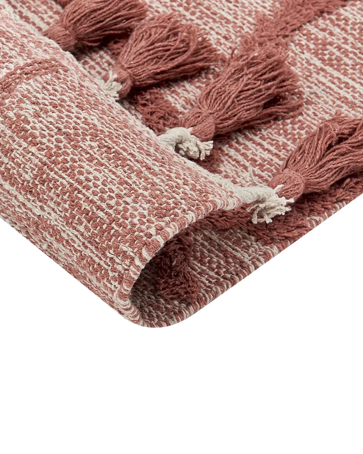 Hot Beliani Tappeto KIRSEHIR Cotone Rosso