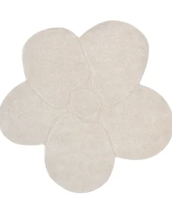 Discount Beliani Tappeto KOKKINI chiaro ø 140 cm Lana Beige