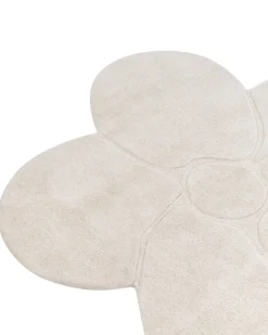 Discount Beliani Tappeto KOKKINI chiaro ø 140 cm Lana Beige