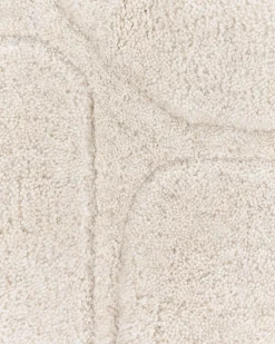 Discount Beliani Tappeto KOKKINI chiaro ø 140 cm Lana Beige