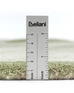 Discount Beliani Tappeto KOKKINI chiaro ø 140 cm Lana Verde
