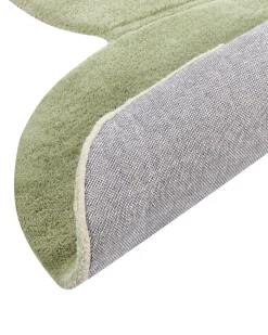 Discount Beliani Tappeto KOKKINI chiaro ø 140 cm Lana Verde