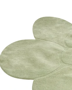 Discount Beliani Tappeto KOKKINI chiaro ø 140 cm Lana Verde