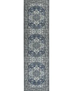 Best Beliani Tappeto KOTTAR Blu Blu Grigio