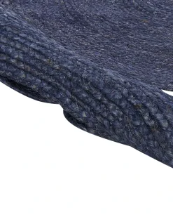 Sale Beliani Tappeto KOYUNLU scuro ø 120 cm Iuta Blu