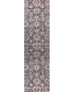 Discount Beliani Tappeto KURIN Blu Cotone Rosso Blu