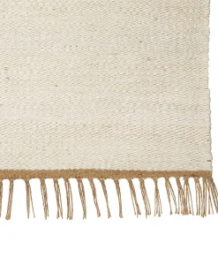 Best Beliani Tappeto LUNIA Beige chiaro 80 x 150 cm Iuta Beige Marrone