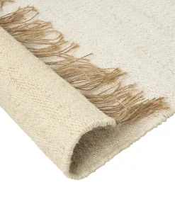 Best Beliani Tappeto LUNIA Beige chiaro 80 x 150 cm Iuta Beige Marrone
