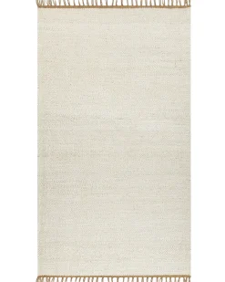 Best Beliani Tappeto LUNIA Beige chiaro 80 x 150 cm Iuta Beige Marrone