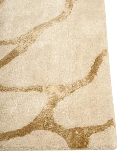 Discount Beliani Tappeto MAKOLA 160 x 230 cm Viscosa Beige