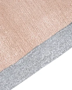 Best Beliani Tappeto MALAN Marrone chiaro 160 x 230 cm Viscosa Beige Grigio