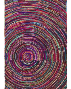 Clearance Beliani Tappeto MALATYA Multicolore Giallo Rosa Rosso Viola Multicolore