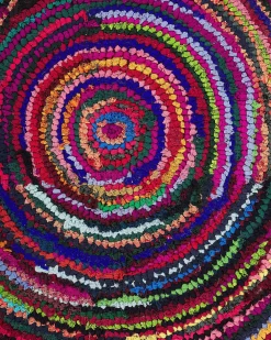 Clearance Beliani Tappeto MALATYA Multicolore Giallo Rosa Rosso Viola Multicolore