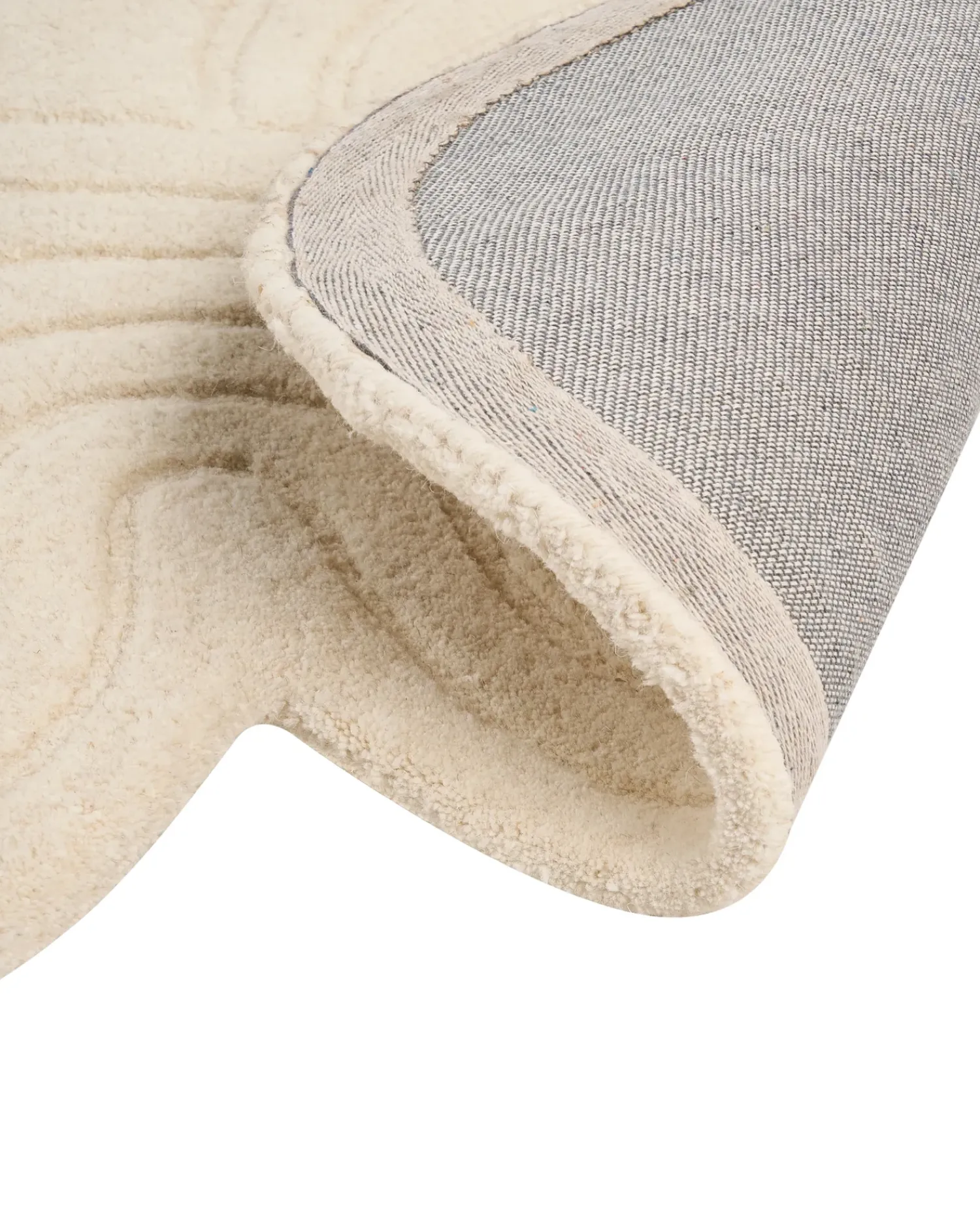 Clearance Beliani Tappeto MALVAN 160 x 230 cm Lana Beige