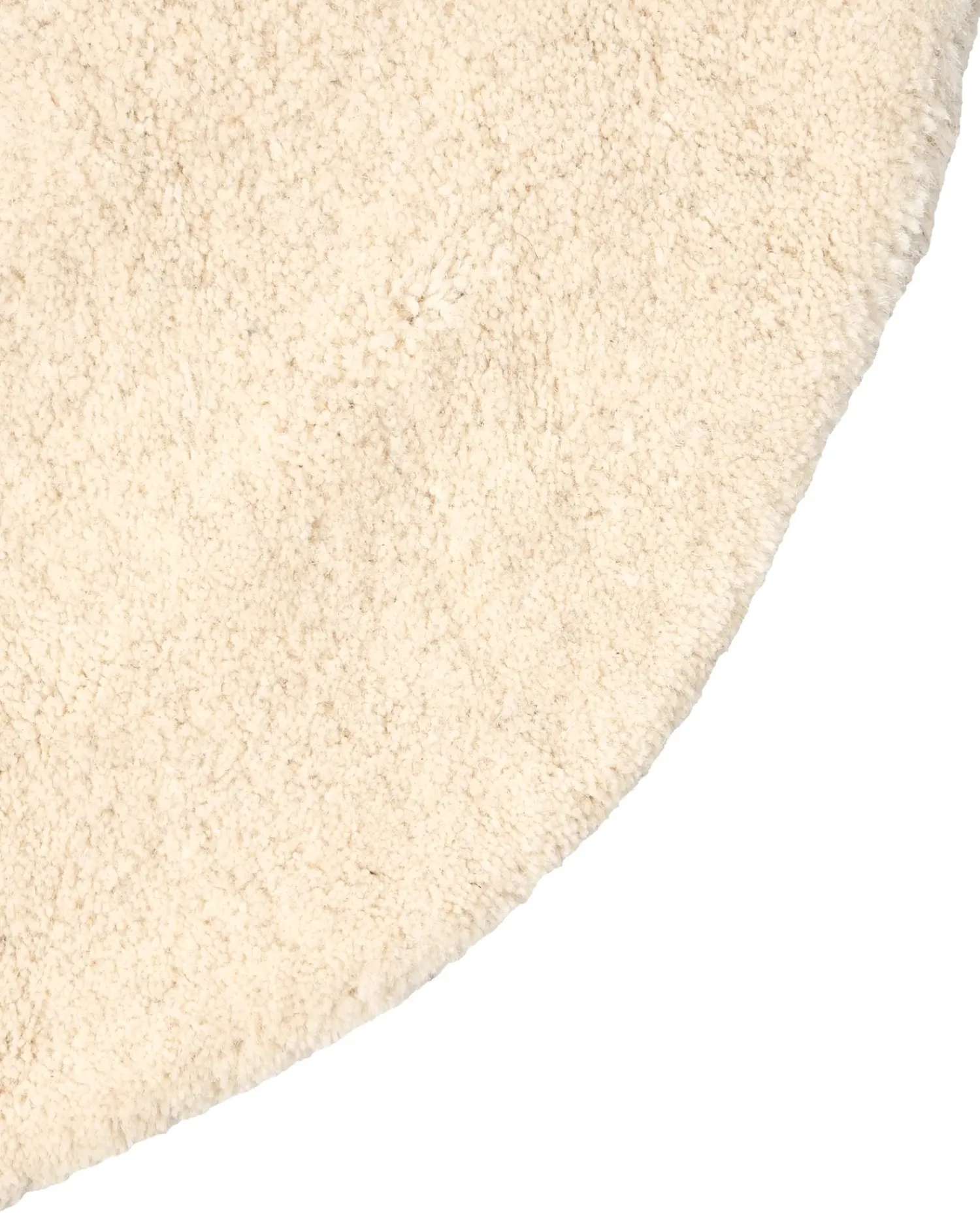 Hot Beliani Tappeto MANALI ø 140 cm Lana Beige