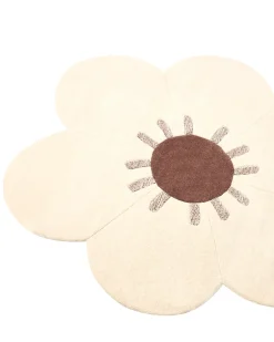 Hot Beliani Tappeto MANALI ø 140 cm Lana Beige