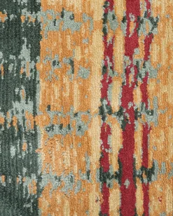 Online Beliani Tappeto MARMARIS Multicolore Giallo Rosso Verde Multicolore