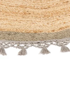 Best Beliani Tappeto MARTS Grigio Iuta Beige Grigio