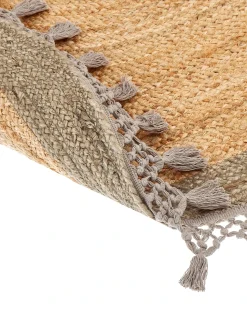 Best Beliani Tappeto MARTS Grigio Iuta Beige Grigio