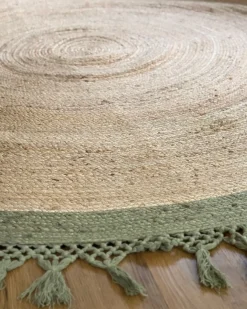 Clearance Beliani Tappeto MARTS Verde Iuta Beige Verde