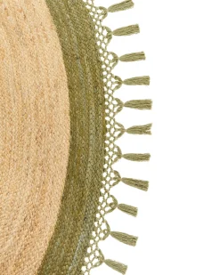 Clearance Beliani Tappeto MARTS Verde Iuta Beige Verde