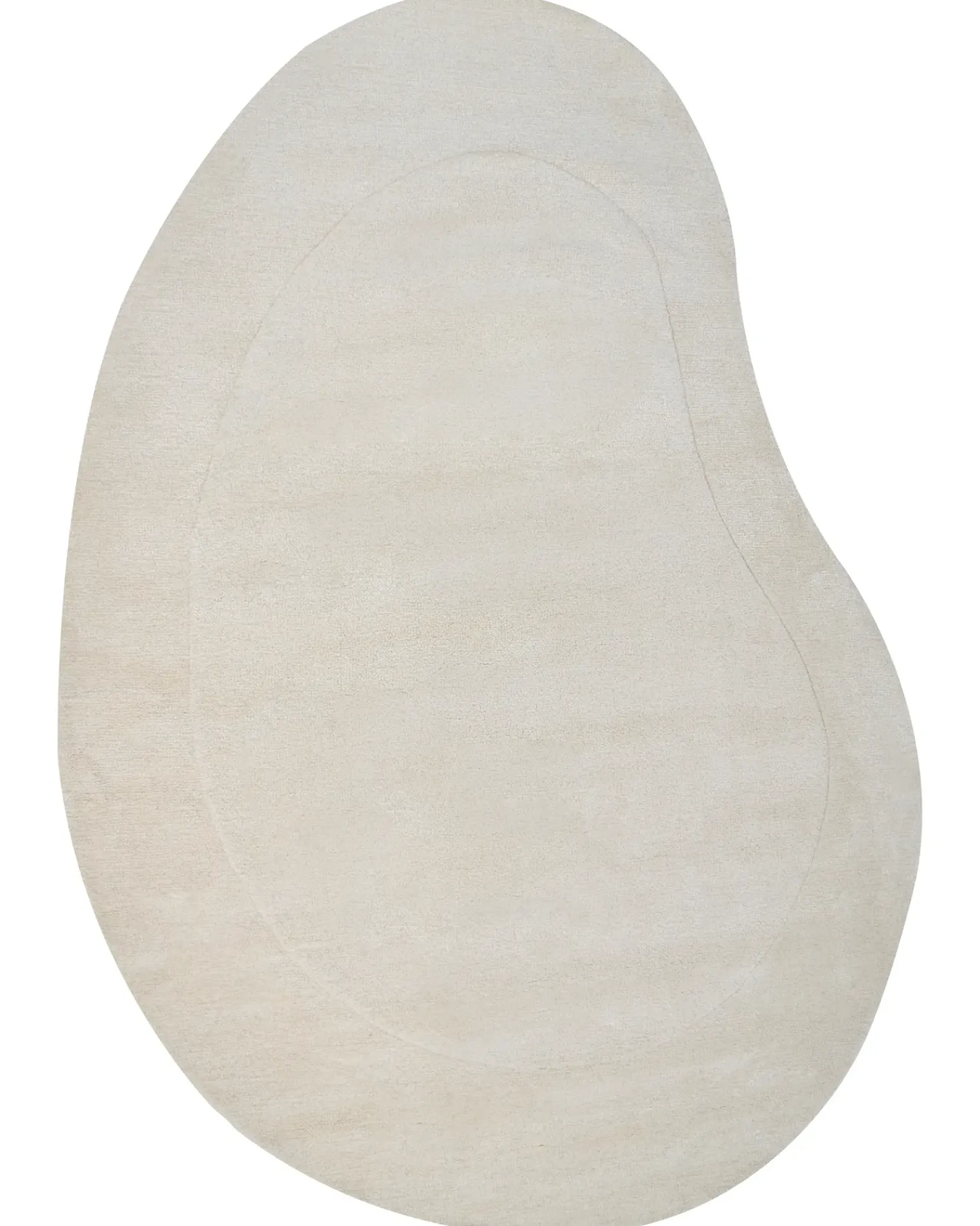 Outlet Beliani Tappeto MASSO chiaro 160 x 230 cm Viscosa Beige