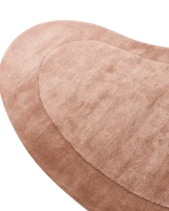 Hot Beliani Tappeto MASSO dorato 160 x 230 cm Viscosa Marrone