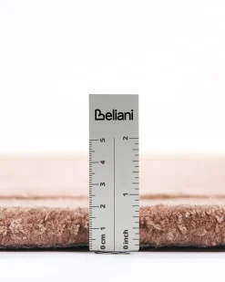 Hot Beliani Tappeto MASSO dorato 160 x 230 cm Viscosa Marrone