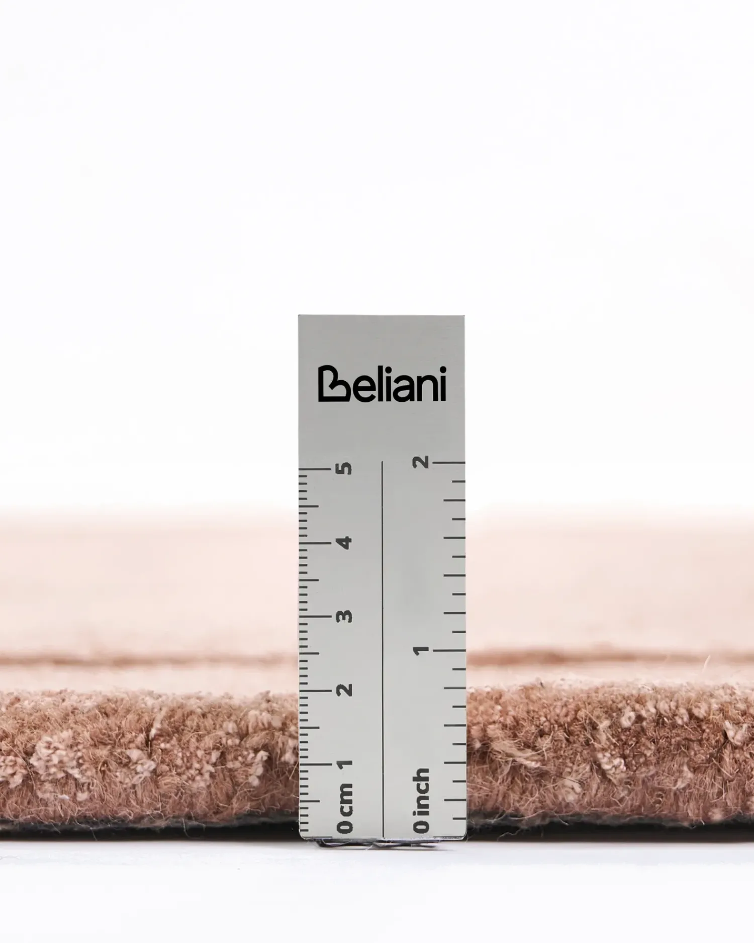 Hot Beliani Tappeto MASSO dorato 160 x 230 cm Viscosa Marrone